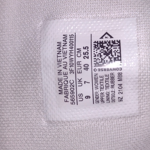 White Platform Converse (Canvas) - Picture 4 of 6